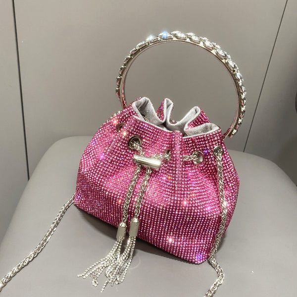 European And American | Shiny Diamond Handbag For Women