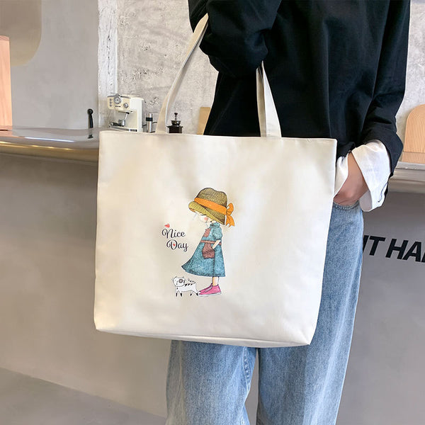 Women's Canvas Bag | New Shoulder Handbag |Tote One Piece