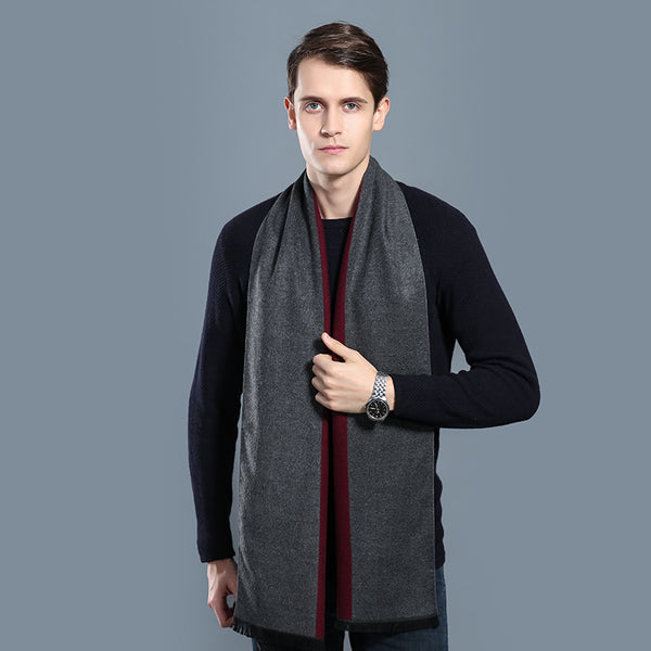 Simple Plaid Warm Keeping | Artificial Cashmere Scarf