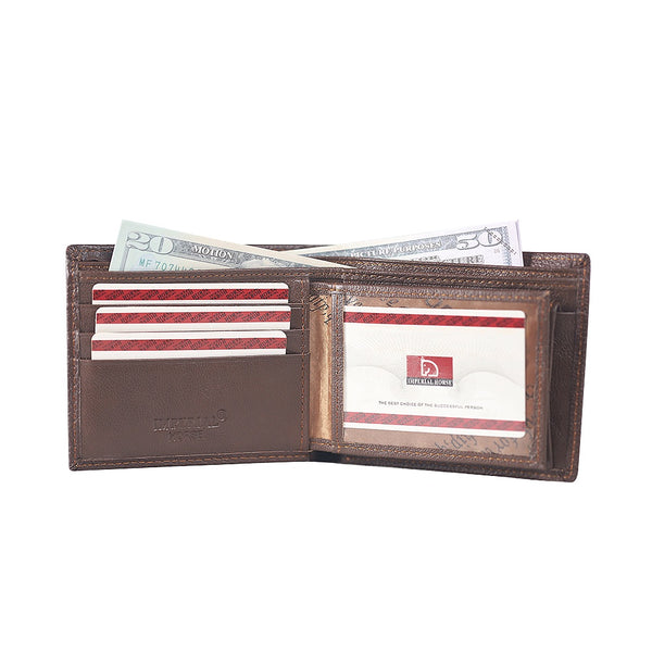 Imperial Horse Havana Faux Leather Wallet For Men - Bifold Wallets