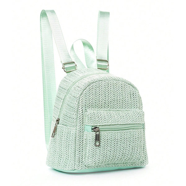 Ethnic Double Layer Zipper | Casual Cool Backpack