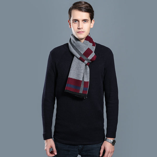 Simple Plaid Warm Keeping | Artificial Cashmere Scarf