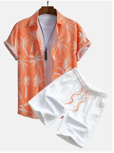 Casual Suit | 3D Digital Printing | Short Sleeve