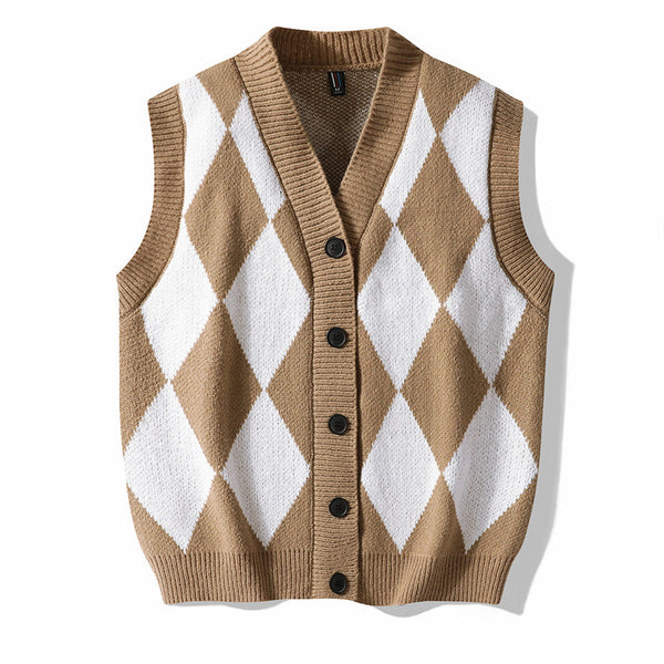 Autumn And Winter | Leisure Men's V-neck Sweater | Woolen Vest