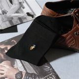 Men's Socks Four Seasons | Pure Cotton Embroidery