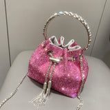 European And American | Shiny Diamond Handbag For Women