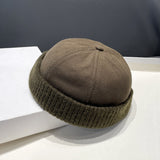 Autumn And Winter | Deerskin Velvet Beret Melon Skin Hat