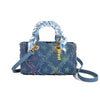 Korean-style | Niche Texture Rhombus | Crossbody Tote Bag