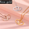 Personalized Love Heart Pendant Necklace Women Customized Name Engraving Necklace