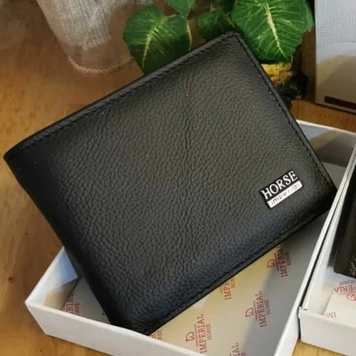 Wallet for Men 100 % Original Brand Imperial Horse Genuine Leather Wallet With Coins Pocket