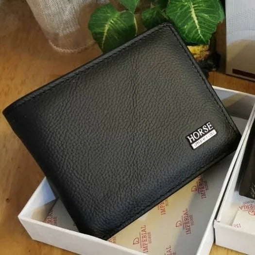 Wallet for Men 100 % Original Brand Imperial Horse Genuine Leather Wallet With Coins Pocket
