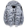 Autumn And Winter Fleece-lined Thick Warm Jacket Plus Size Printed Sweater