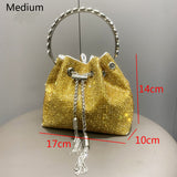 European And American | Shiny Diamond Handbag For Women