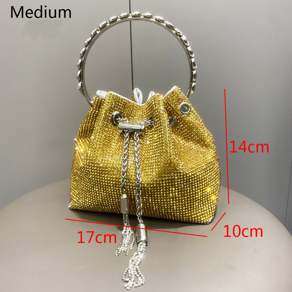 European And American | Shiny Diamond Handbag For Women
