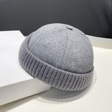 Autumn And Winter | Deerskin Velvet Beret Melon Skin Hat