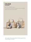 Korean-style | Niche Texture Rhombus | Crossbody Tote Bag