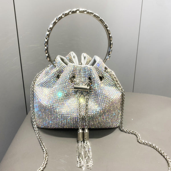 European And American | Shiny Diamond Handbag For Women