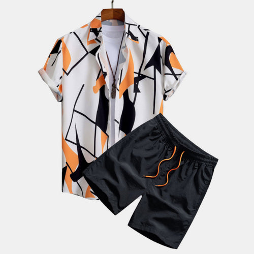Casual Suit | 3D Digital Printing | Short Sleeve