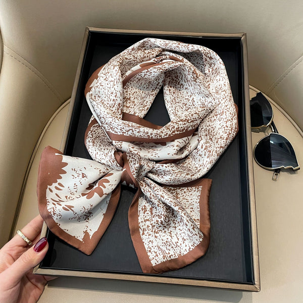 Fashionable Stylish Artificial Silk Ornament Scarf Hair Band