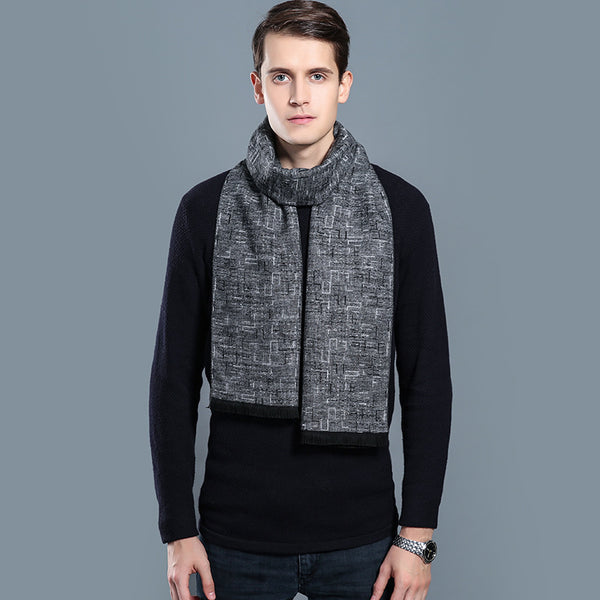 Simple Plaid Warm Keeping | Artificial Cashmere Scarf