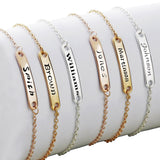 Custom Engraved Name Bracelet