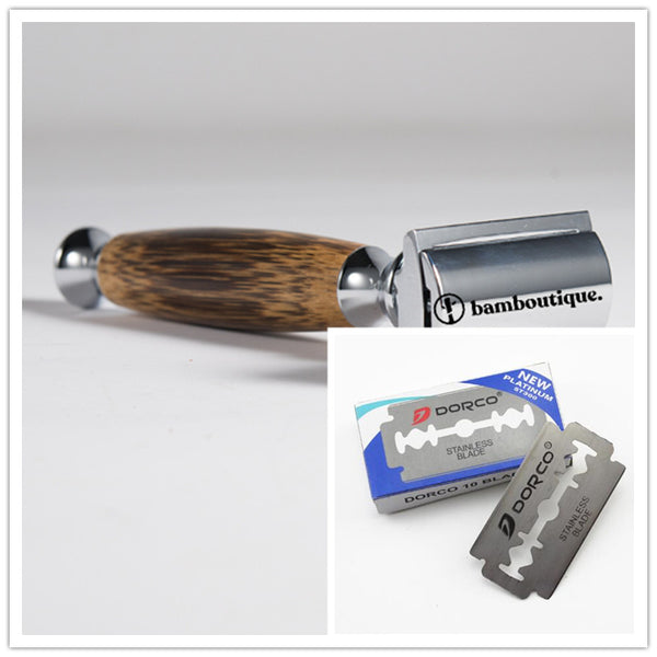 Natural Bamboo Handle | Double Edged Safety Razor