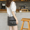 Crossbody Bags for Women Black PU Leather Shoulder Bag