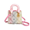 Korean-style | Niche Texture Rhombus | Crossbody Tote Bag