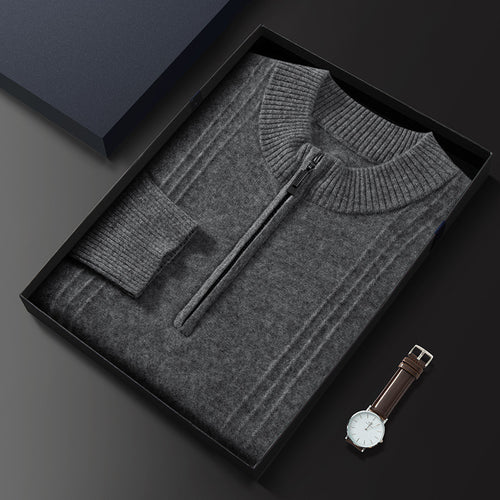Half Turtleneck Zipper Autumn And Winter