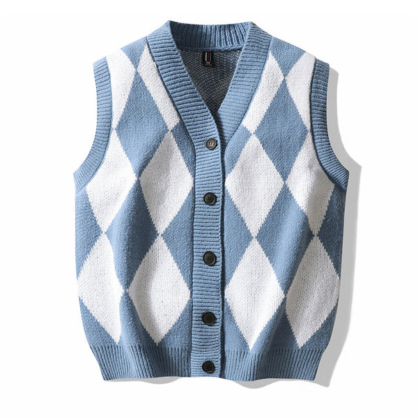 Autumn And Winter | Leisure Men's V-neck Sweater | Woolen Vest