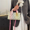Korean-style | Niche Texture Rhombus | Crossbody Tote Bag