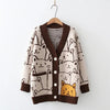 Loose Western Style Long Sleeve | Knitted Cardigan