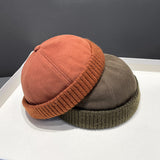 Autumn And Winter | Deerskin Velvet Beret Melon Skin Hat