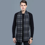 Simple Plaid Warm Keeping | Artificial Cashmere Scarf