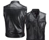 Casual Leather Waistcoat