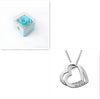 Personalized Love Heart Pendant Necklace Women Customized Name Engraving Necklace