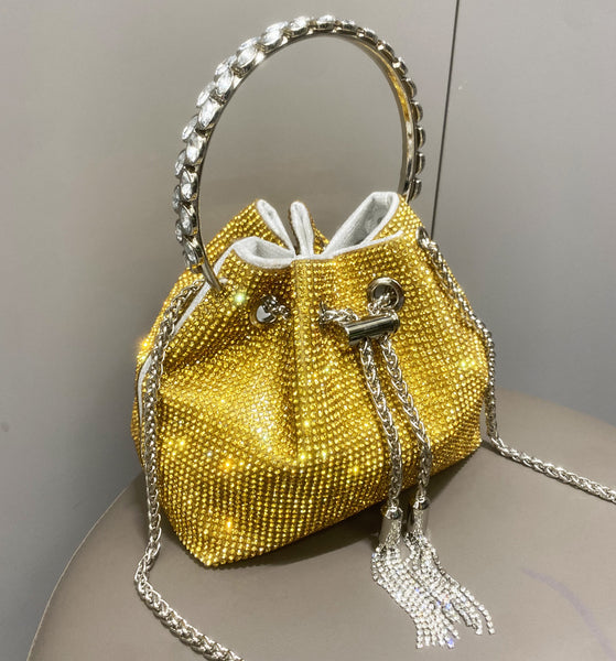 European And American | Shiny Diamond Handbag For Women