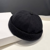 Autumn And Winter | Deerskin Velvet Beret Melon Skin Hat