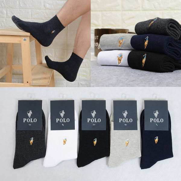 Men's Socks Four Seasons | Pure Cotton Embroidery