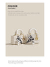 Korean-style | Niche Texture Rhombus | Crossbody Tote Bag