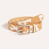 Black And White Cows Pattern Belt