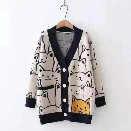 Pattern Plush Warm Coat