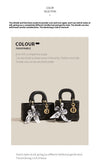 Korean-style | Niche Texture Rhombus | Crossbody Tote Bag