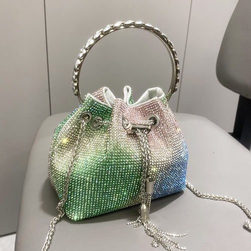 European And American | Shiny Diamond Handbag For Women