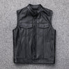 Casual Leather Waistcoat