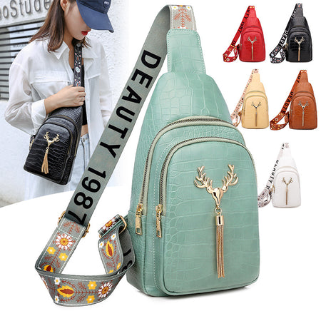 Ethnic Double Layer Zipper | Casual Cool Backpack