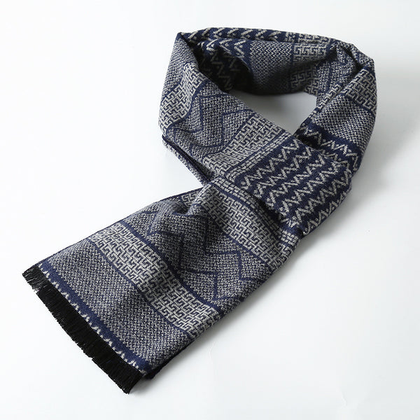 Simple Plaid Warm Keeping | Artificial Cashmere Scarf