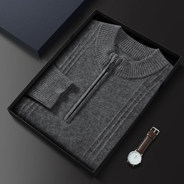 Half Turtleneck Zipper Autumn And Winter