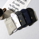Men's Socks Four Seasons | Pure Cotton Embroidery