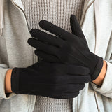Men's Gloves | Winter Fleece-lined Warm | Wind-proof Touch Screen Cycling